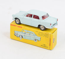 French Dinky 553 Peugeot 404 Virtually Mint/Nice box