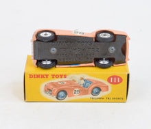 Dinky toys 111 Triumph Tr2 Virtually Mint/Boxed