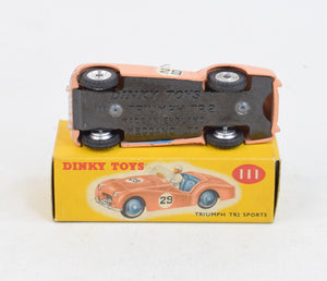 Dinky toys 111 Triumph Tr2 Virtually Mint/Boxed