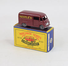 Matchbox Lesney 69 Nestlé's Van GPW/B4 box Virtually Mint/Nice box