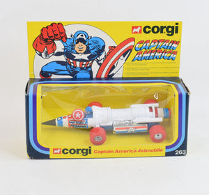 Corgi toys 263 Captain America Jetmobile Virtually Mint/Lovely box
