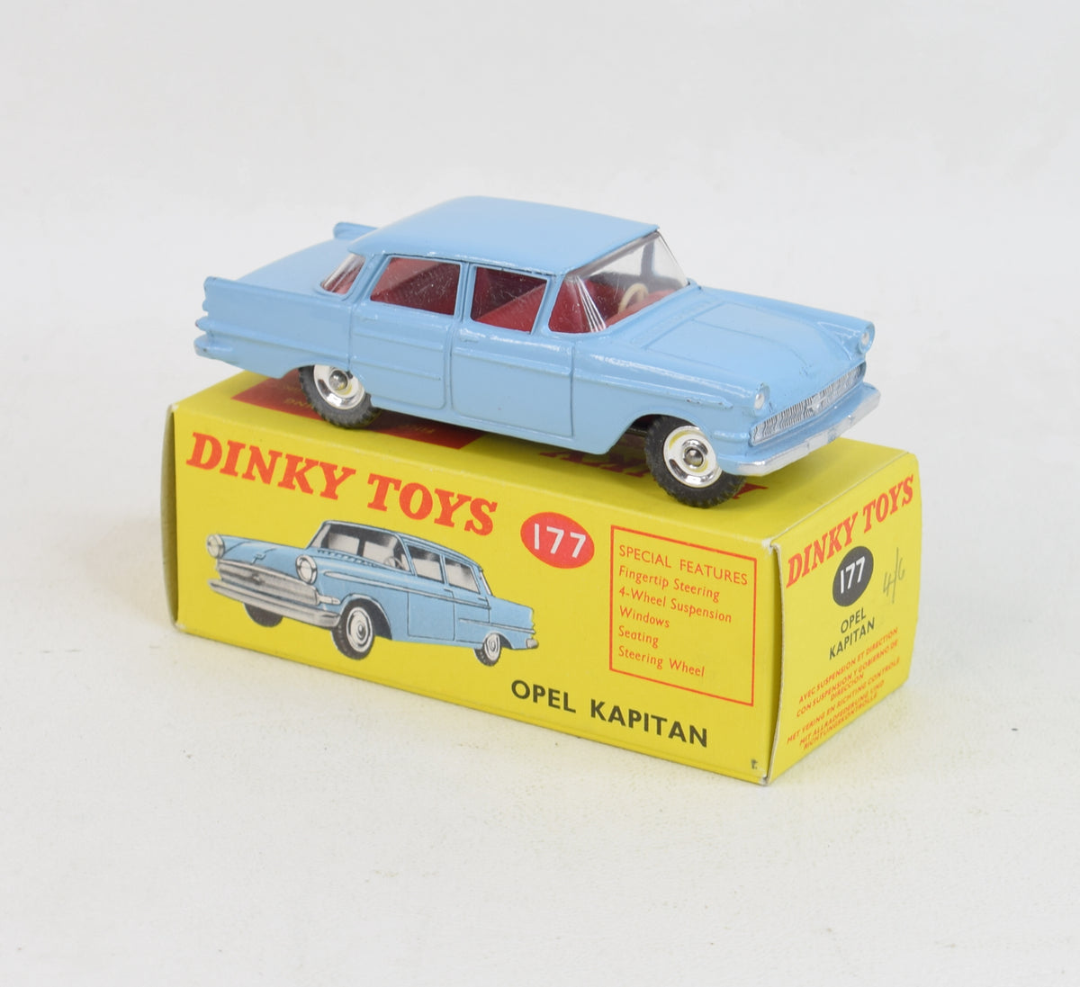 Dinky Toys 177 Opel Kapitan Virtually Mint/Nice box