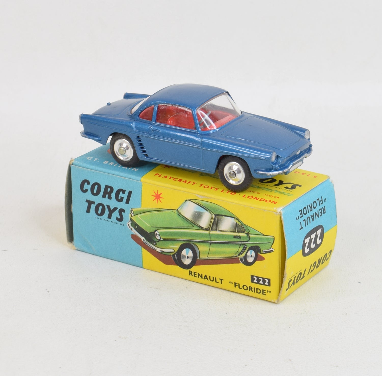 Corgi Toys 222 Renault Floride Virtually Mint/Nice box