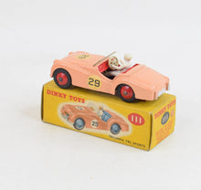 Dinky toys 111 Triumph Tr2 Virtually Mint/Nice box (red hubs/red interior)