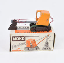 Moko Lesney Excavator with rubber tracks Very Near Mint/Boxed