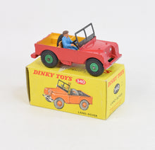 Dinky toy 340 Land-Rover Virtually Mint/Boxed "Webb Collection"