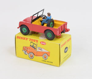 Dinky toy 340 Land-Rover Virtually Mint/Boxed "Webb Collection"