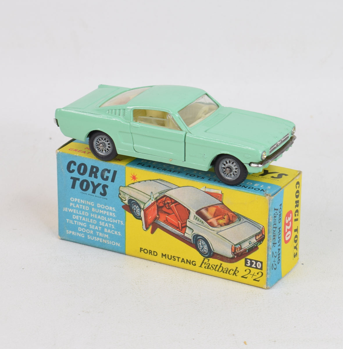 Corgi toys 320 Mustang Virtually Mint/Boxed