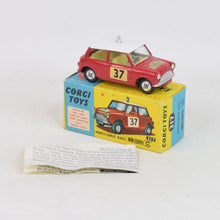 Corgi toys 317 Mini Cooper 'S' Monte Carlo '64 Virtually  Mint/Nice box