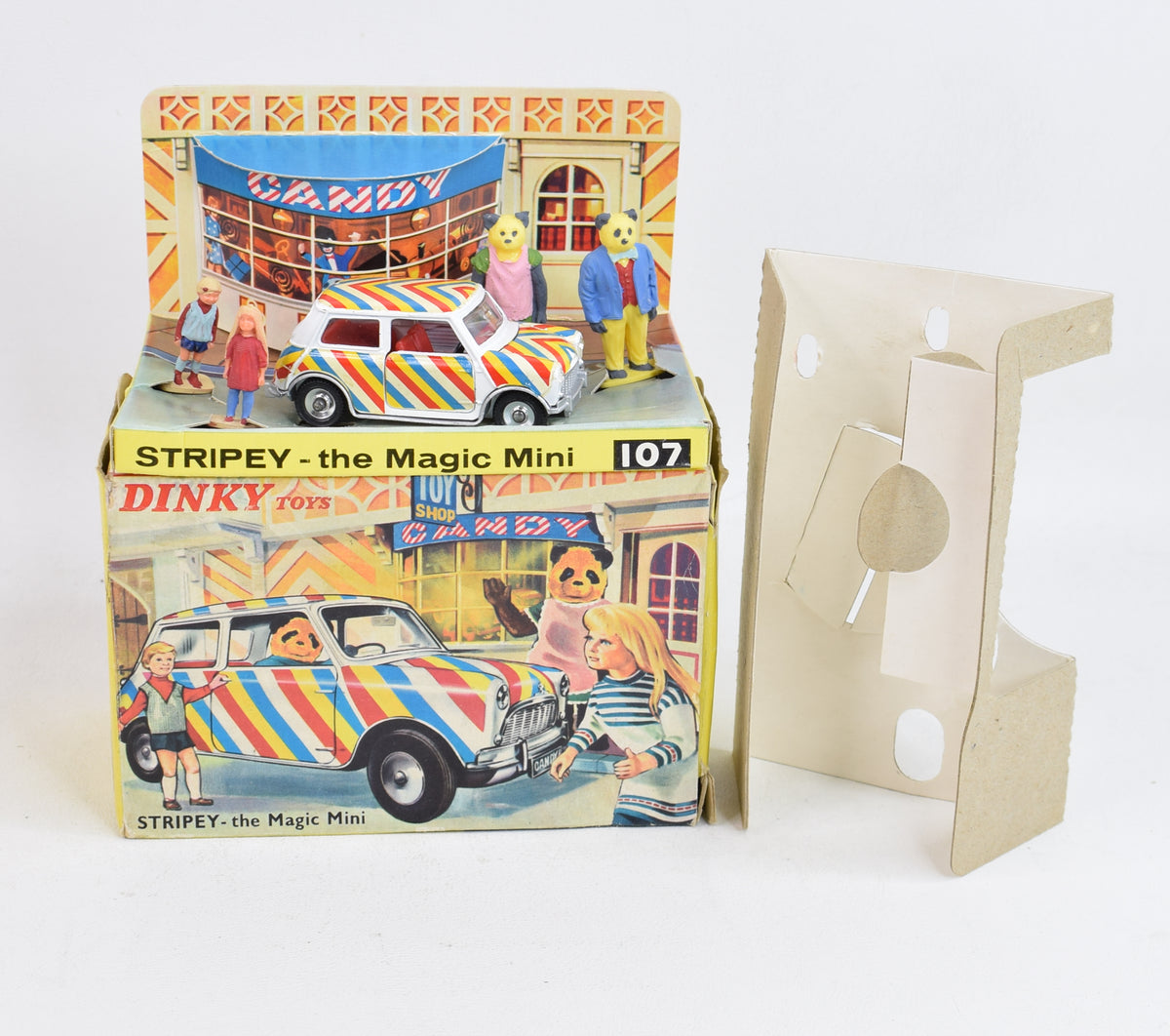Dinky toys 107 Stripey- Mini magic Virtually Mint/Nice box