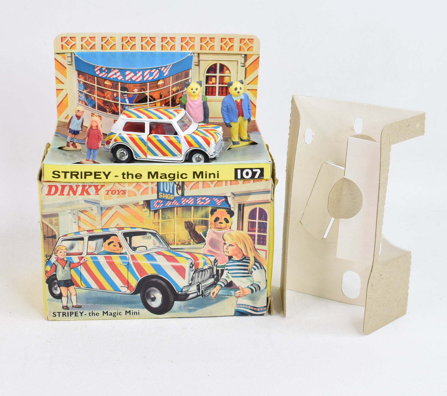 Dinky toys 107 Stripey- Mini magic Virtually Mint/Nice box