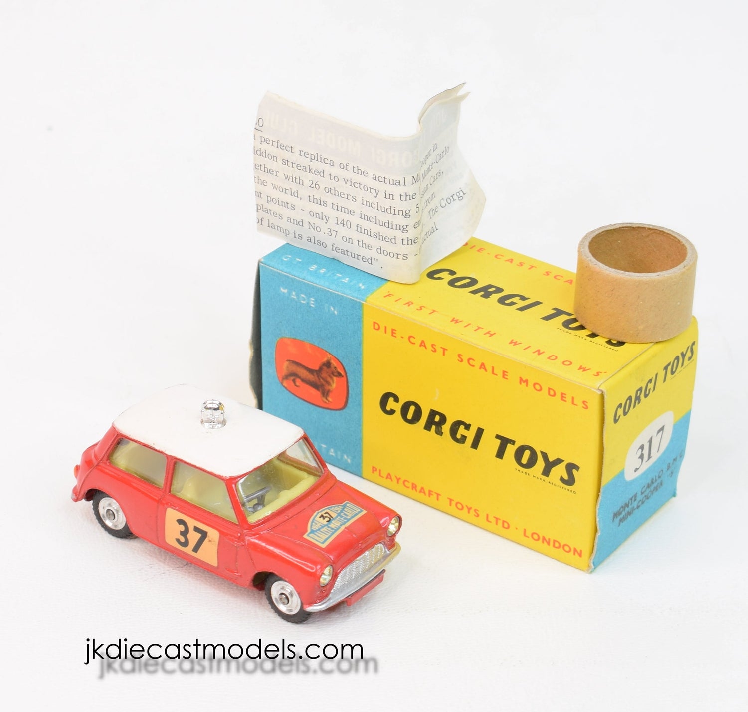 Corgi toys 317 Mini Cooper 'S' Monte Carlo '64 Virtually Mint/Nice