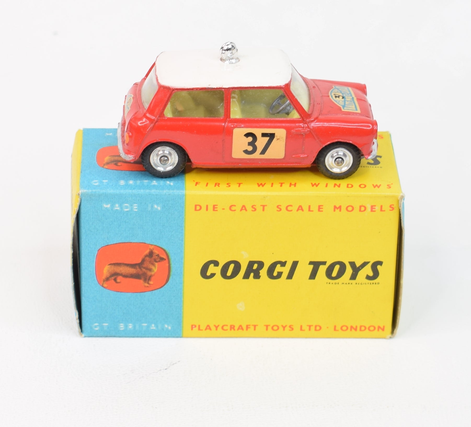 Corgi toys 317 Mini Cooper 'S' Monte Carlo '64 Virtually Mint/Nice