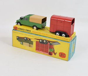 Corgi Toys Gift Set 2 - Land-Rover with Rice's Trailer - Virtually Near Mint/Boxed