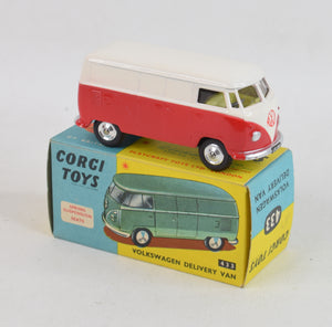 Corgi toys 433 VW Delivery Van Virtually Mint/Boxed