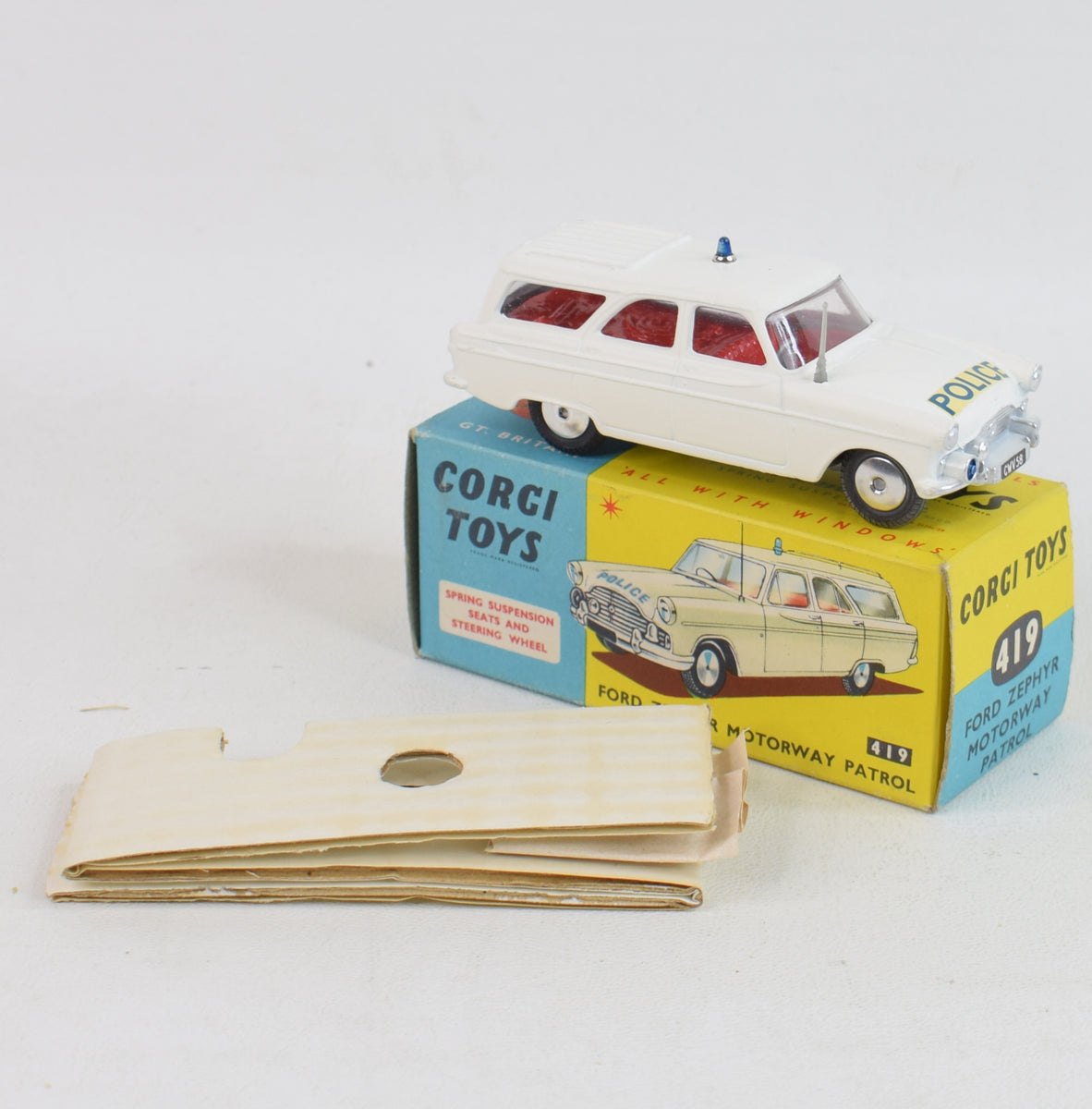 Corgi toys 419 Ford Zephyr Virtually Mint/Nice box