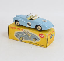 Dinky toys 107 Sunbeam Alpine Sports Virtually Mint/Nice box