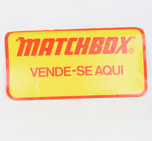 Point of sale - Portuguese Matchbox Lesney Retailers shop sticker "The Rifleman Collection"