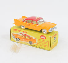 Dinky toys 265 Plymouth U.S.A Taxi Virtually Mint/Nice box
