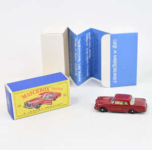 Matchbox Regular Wheels 53b Mercedes Benz 220 SE Coupe promotional issue "The Rifleman Collection"