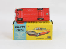 Corgi Toys 480 Chevrolet Taxi Cab Very Near Mint/Nice box