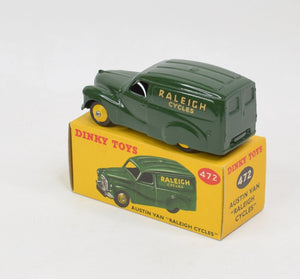 Dinky Toys 472 Austin Van "Raleigh Cycles" Virtually Mint/Lovely box