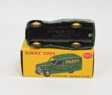 Dinky Toys 472 Austin Van "Raleigh Cycles" Virtually Mint/Lovely box