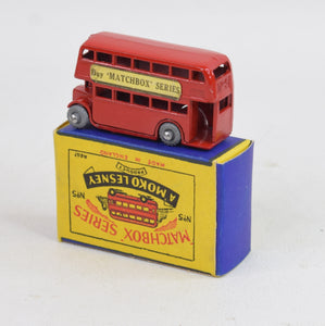 Matchbox Lesney 5 London Routemaster Bus MW/B1 box Virtually Mint/Lovely box