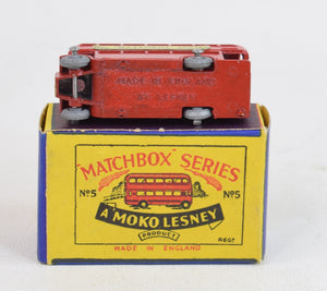Matchbox Lesney 5 London Routemaster Bus MW/B1 box Virtually Mint/Lovely box