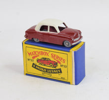 Matchbox Lesney 22 Vauxhall Cresta RW/B1 box Virtually Mint/Lovely box