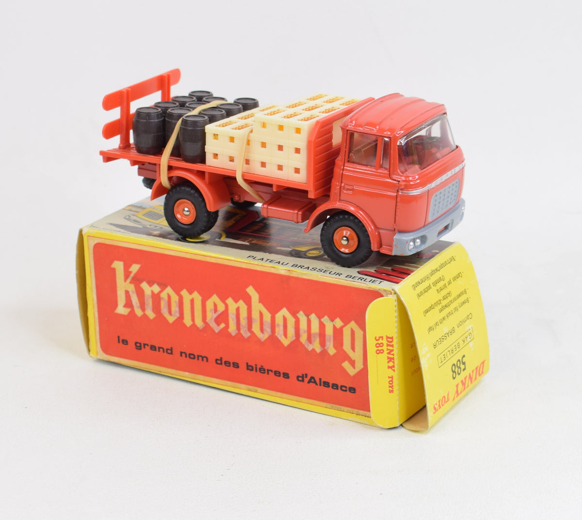 French Dinky 588k Berliet 'KRONENBOURG' Promotional truck Virtually Mint/Nice box