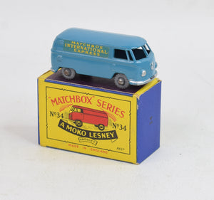 Matchbox Lesney 34 VW RW/B2 box Virtually Mint/Nice box