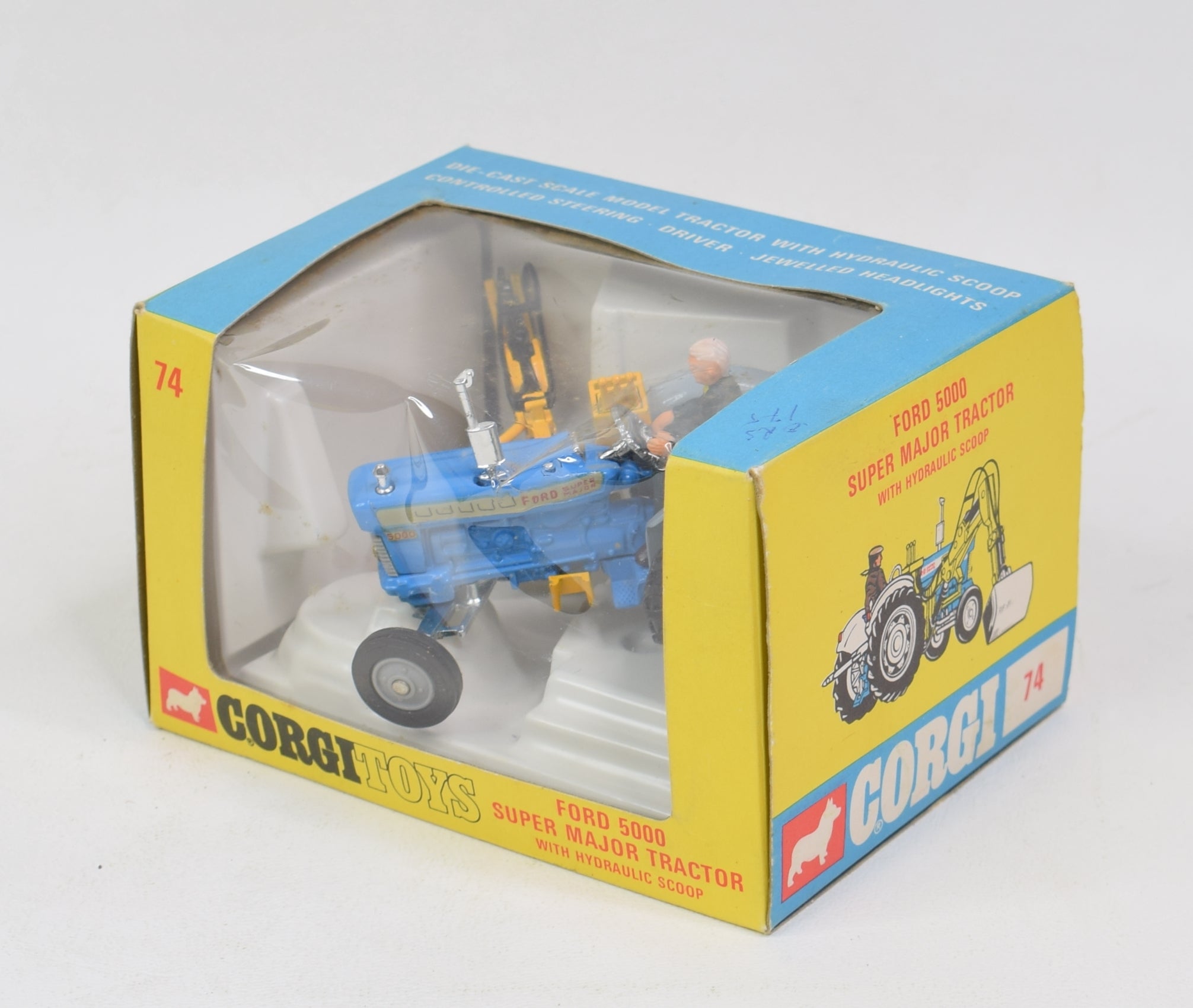 コーギー　フォード5000スーパーメジャートラクター　CORGITOYS フォード5000スーパー・メジャー・トラクター by コーギー<br