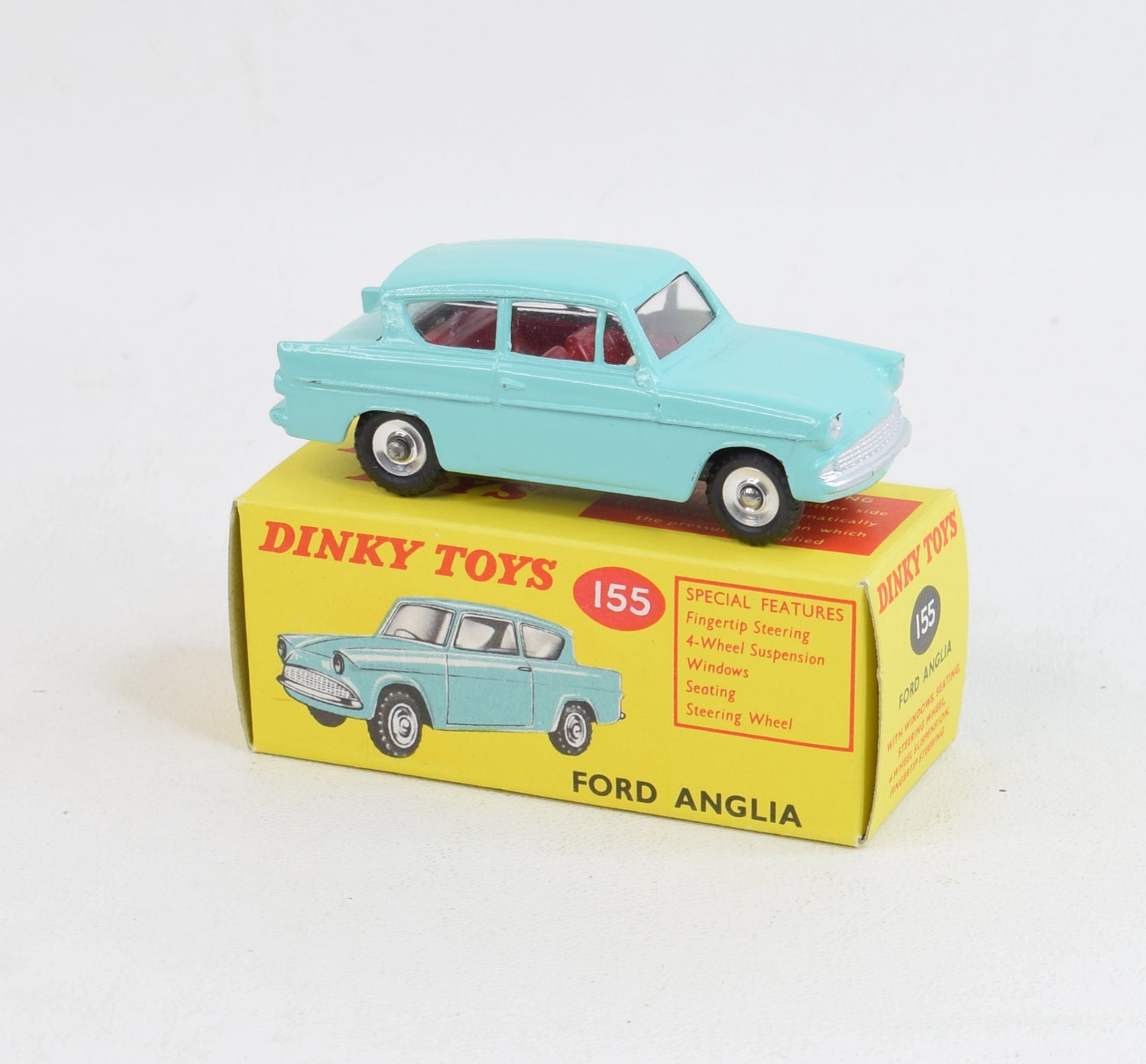Dinky toys 155 Ford Anglia Virtually Mint/Nice Box
