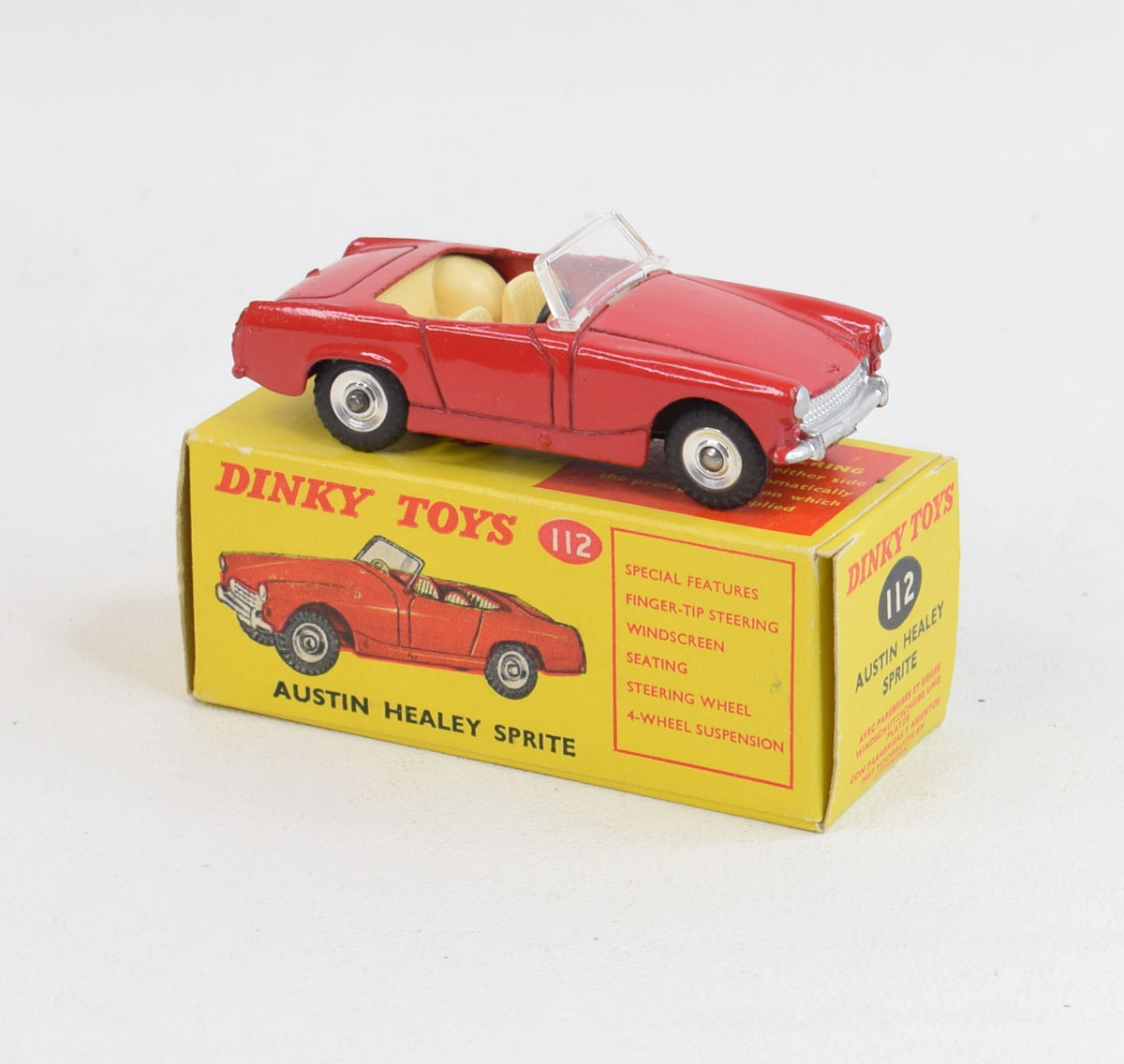 Dinky Toys 112 Austin Healy Sprite Very Near Mint/Nice box