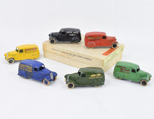 Dinky toys 28/2 Type 2 delivery van trade box of 6 vans.