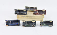 Dinky toys 28/2 Type 2 delivery van trade box of 6 vans.