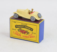 Matchbox Lesney 19 MG Midget RW/B1 box Virtually Mint/Boxed (Dark cream)