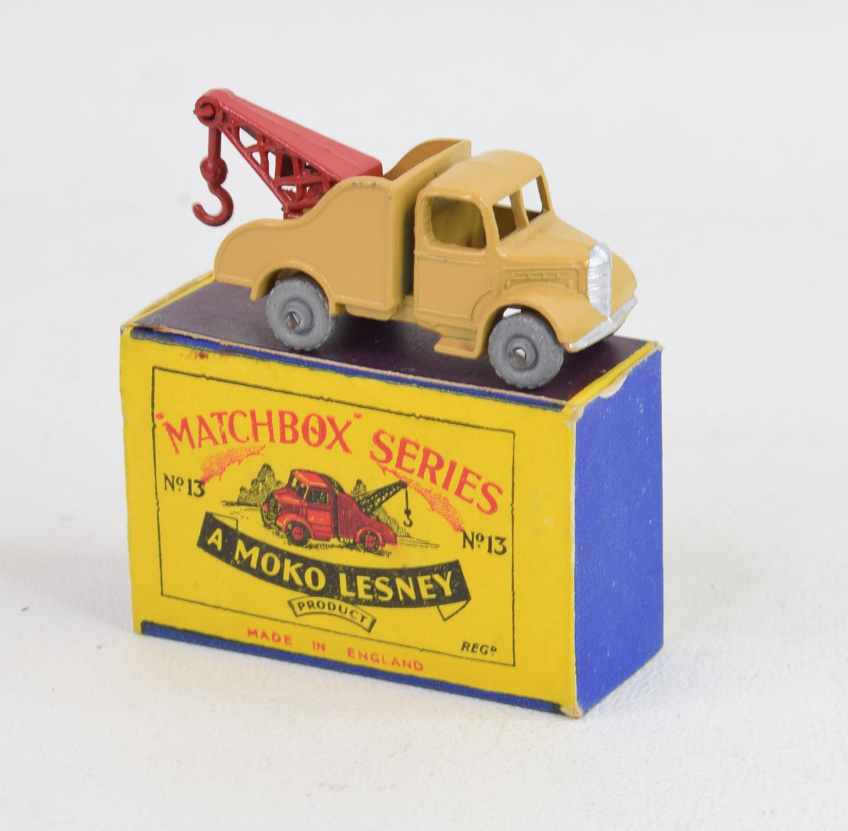 Matchbox Lesney 13 Breakdown truck MW/B1 box Virtually Mint/Nice box