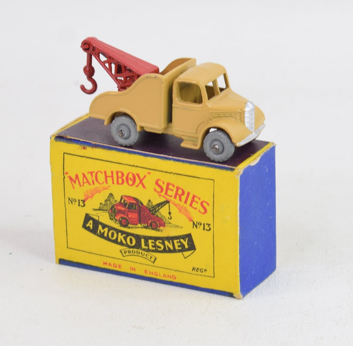 Matchbox Lesney 13 Breakdown truck MW/B1 box Virtually Mint/Nice box