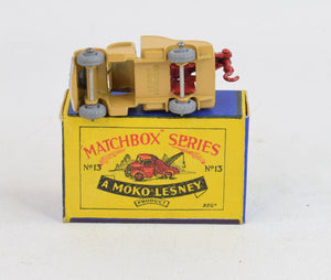 Matchbox Lesney 13 Breakdown truck MW/B1 box Virtually Mint/Nice box