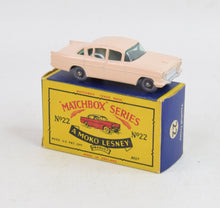Matchbox Lesney 22 Vauxhall Cresta Very Near Mint/Boxed