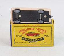 Matchbox Lesney 22 Vauxhall Cresta Very Near Mint/Boxed