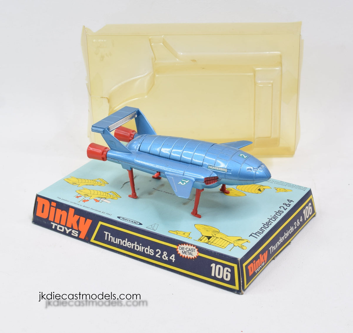 Dinky toy 106 Thunderbird 2 + 4 Virtually Mint/Boxed ''The Winchester Collection''