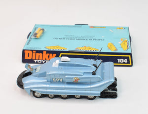 Dinky Toys 104 S.P.V Virtually Mint/Lovely box (1971 plinth) 'Llanellen' Collection