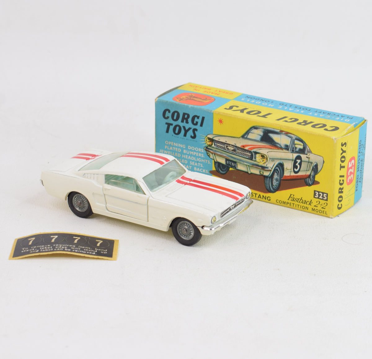 Corgi toys 325 Ford Mustang Virtually Mint/Nice box