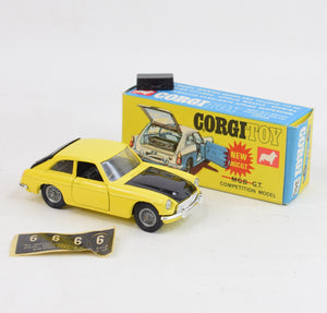 Corgi Toys 345 MGC Virtually Mint/Nice box