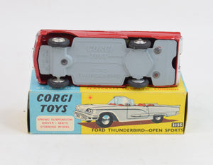 Corgi Toys 215s Ford Thunderbird Virtually Mint/Lovely box