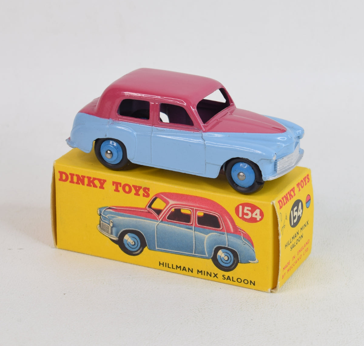 Dinky Toys 154 Hillman Minx Virtually Mint/Nice box