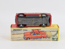 French Dinky 536 Peugeot 404 with trailer Virtually Mint/Boxed (Copy)